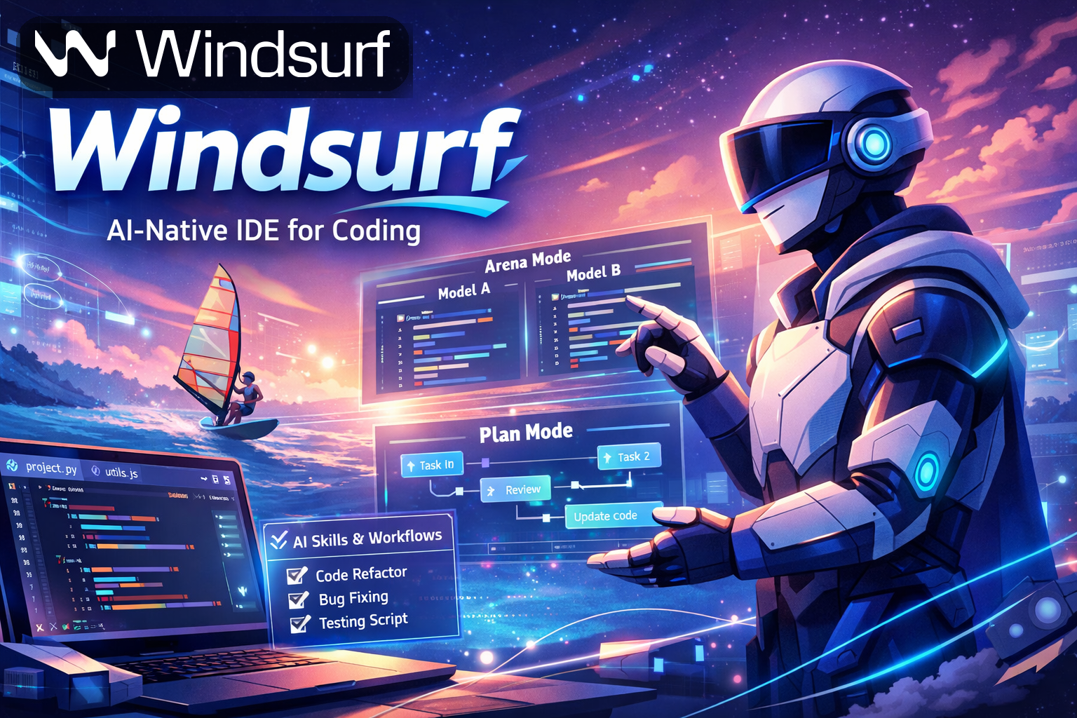 Windsurf คืออะไร (โปรแกรม/IDE สำหรับเขียนโค้ดด้วย AI)